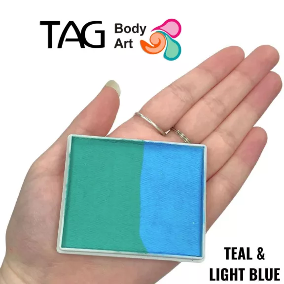 TAG csíkos arcfesték TEAL & LIGHT BLUE 50gr