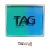 TAG csíkos arcfesték TEAL & LIGHT BLUE 50gr