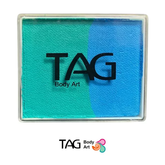 TAG csíkos arcfesték TEAL & LIGHT BLUE 50gr