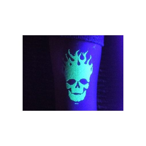 UV - NEON csillámpor csőrös üvegben - Pink 7 ml