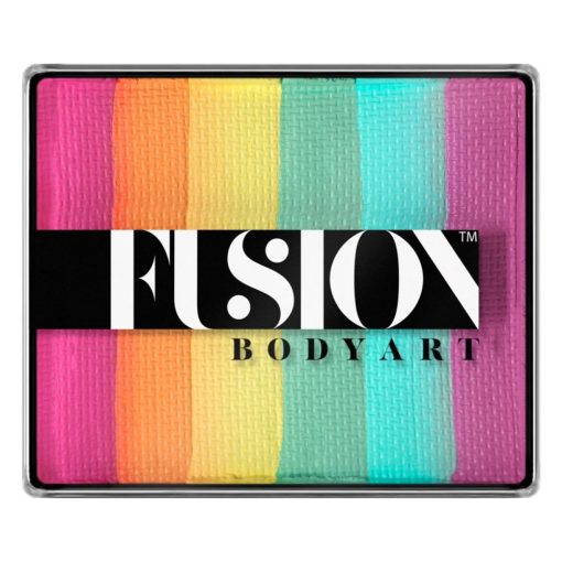 Fusion csíkos arcfesték Lodie UP Pastel Rainbow 40 gr