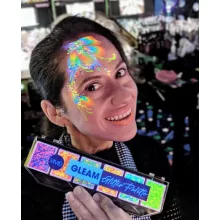 VIVID Glitter UV/Neon csillámkrém Galactic 6 színű paletta