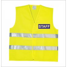 LÁTHATÓSÁGI BIZTONSÁGI MELLÉNY - STAFF felirattal