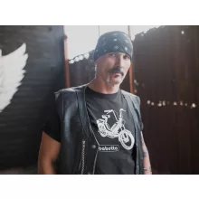 Klasszikus Babetta kétütemű motoros póló legendás dizájnnal.