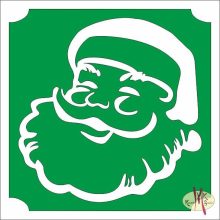 Csillámtetoválás sablon 5x5 cm - Télapó 472