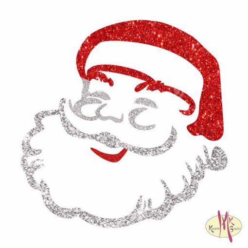 Csillámtetoválás sablon 5x5 cm - Télapó 472