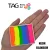 TAG csíkos arcfesték NEON RAIMBOW SPLIT 50gr