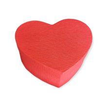 Papír ajándék doboz - szív alakú 18 cm