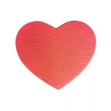 Papír ajándék doboz - szív alakú 18 cm