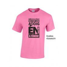 Póló- Amíg ez a póló rajtam van én vagyok a főnök!