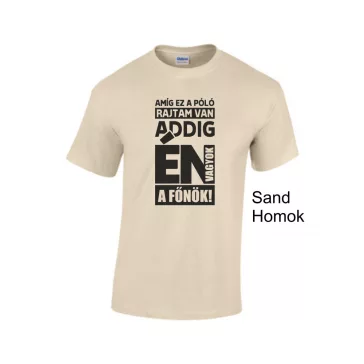 Póló- Amíg ez a póló rajtam van én vagyok a főnök!