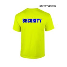 Biztonsági őr, Security, Rendező Póló Safety Green