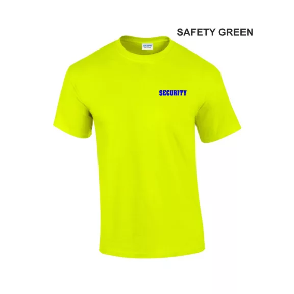 Biztonsági őr, Security, Rendező Póló Safety Green