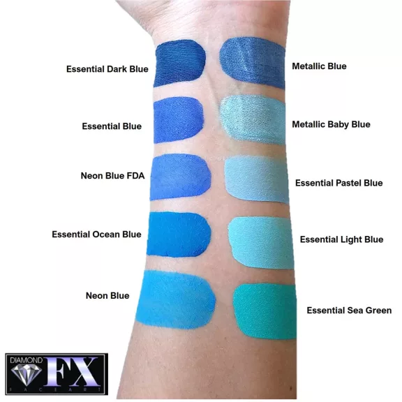 Diamond FX arcfesték - Kék - Essential Blue 90 gramm