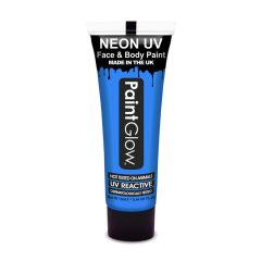 Paintglow Uv - Neon arc és testfesték kék 10ml