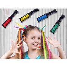 Hajszínező kréta - fésűkréta szett 6 színű