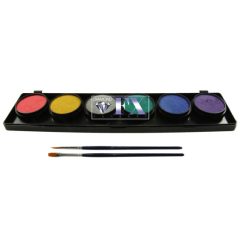   Diamond FX 6 színű arcfesték készlet - Metál színek 6x10 gramm