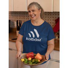 Kolbász mintás póló, vicces gasztronómiai ajándék, disznótoros póló, húsétel póló, pamut póló