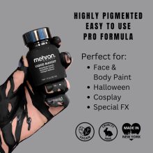 Mehron Folyékony fekete - Liquid Black (30 ml)