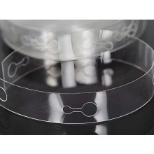 3 méteres átlátszó műanyag lufi girland készítő szalag lyukakkal dekorációhoz