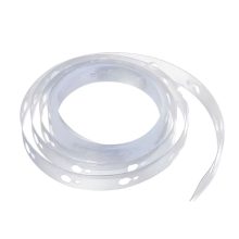 3 méteres átlátszó műanyag lufi girland készítő szalag lyukakkal dekorációhoz