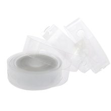 3 méteres átlátszó műanyag lufi girland készítő szalag lyukakkal dekorációhoz