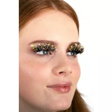 PXP Candy Luminous Chunky csillámos szempillák Calypso stílusú zöldsárga 41425