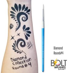 Bolt by Jest Paint Diamond arcfestőecset  Round #4 kerek 