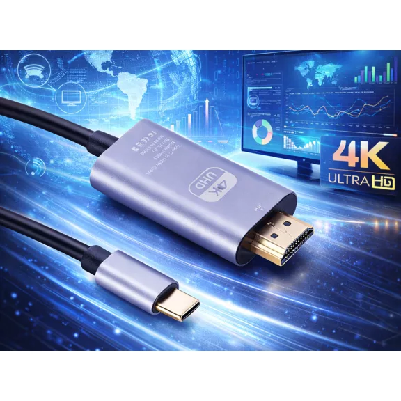 USB-C – HDMI 4K UHD Kábel | 1,8 m