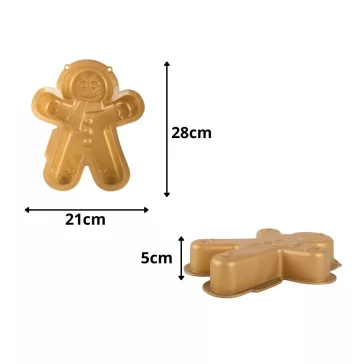 Nagy méretű szilikon karácsonyi tortaforma hőálló tapadásmentes kivitelben