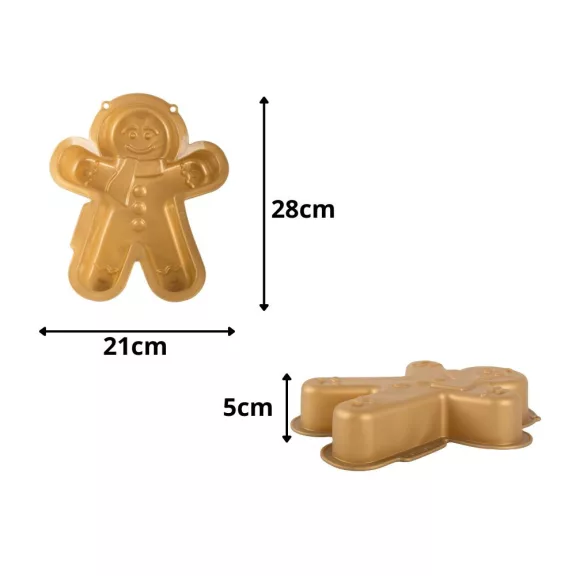 Nagy méretű szilikon karácsonyi tortaforma hőálló tapadásmentes kivitelben