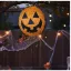 Vigyorgó narancssárga halloweeni tök alakú party pinata bulikra!
