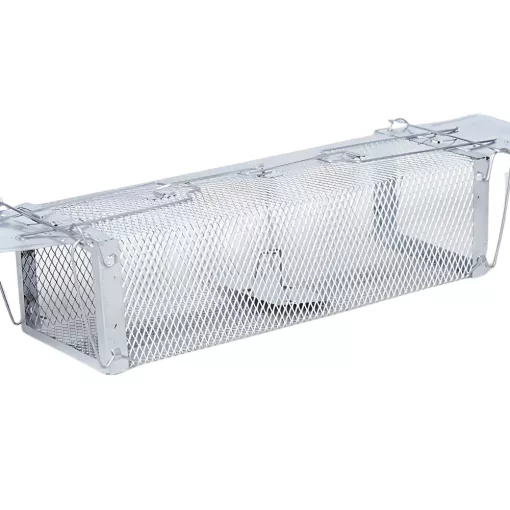 XXL Fém Élvefogó Patkánycsapda 41x14,5x11cm