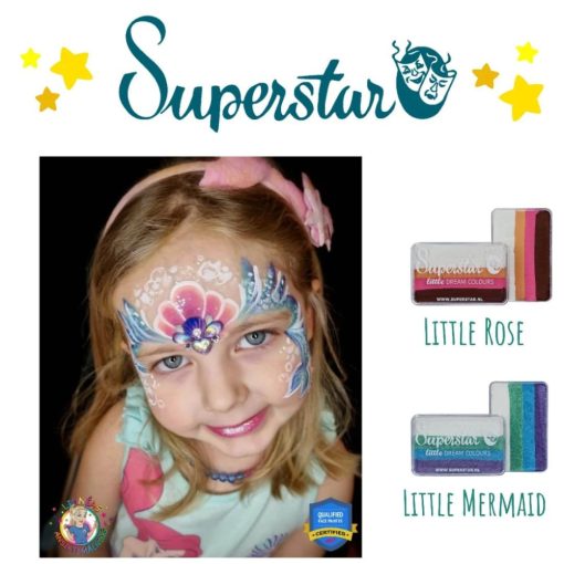 Superstar Little Mermaid csíkos arcfesték 30gr