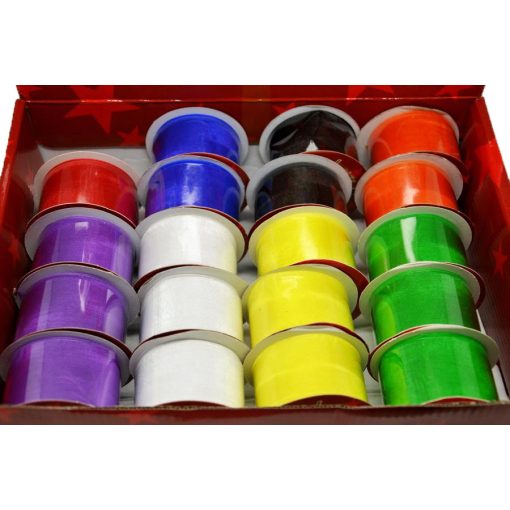 Organza szalag 4cm x 2,7m több színben