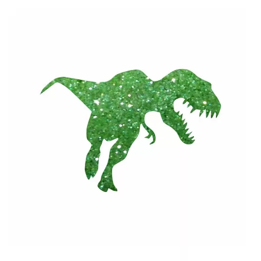 4x4cm Csillámtetoválás sablon T Rex Dino 11