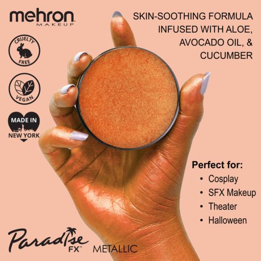 Mehron Paradise -  Brillant Orange arcfesték 40g