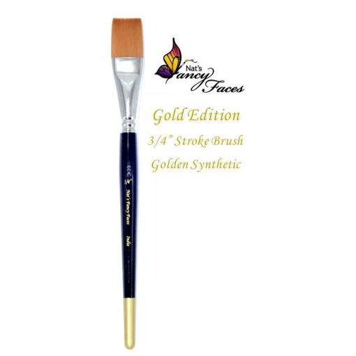 Nat's Fancy 3/4" lapos arcfestő ecset Gold Edition