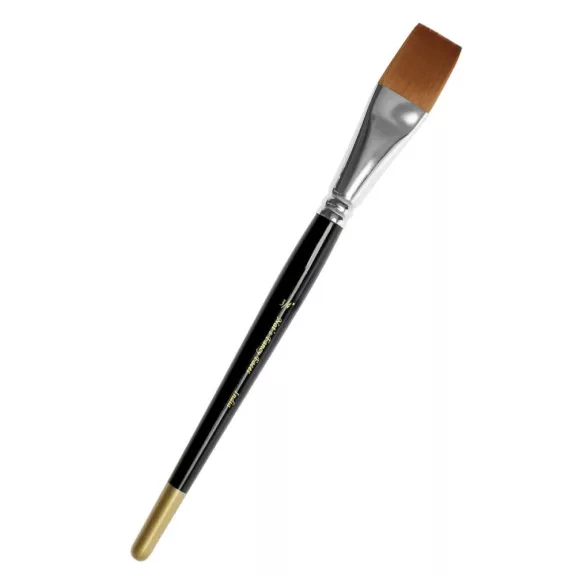 Nat's Fancy 3/4" lapos arcfestő ecset Gold Edition