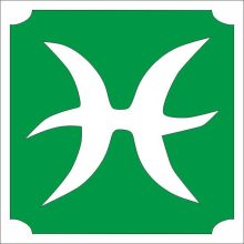 Csillámtetoválás sablon - Csillagjegyek Halak 490