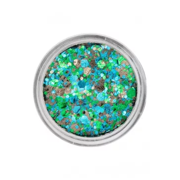 PXP chunky  csillámkrém - costa verde 10 ml