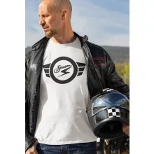 Klasszikus Simson logo póló - Egyedi retro megjelenés a legendás motor szerelmeseinek