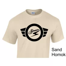 Klasszikus Simson logo póló - Egyedi retro megjelenés a legendás motor szerelmeseinek