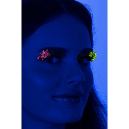 PXP fluoreszkáló Chunky műszempillák Barranquilla stílusú zöld és Pink 41444