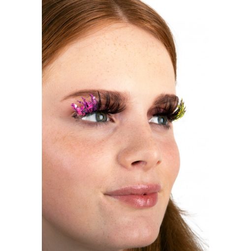 PXP fluoreszkáló Chunky műszempillák Barranquilla stílusú zöld és Pink 41444