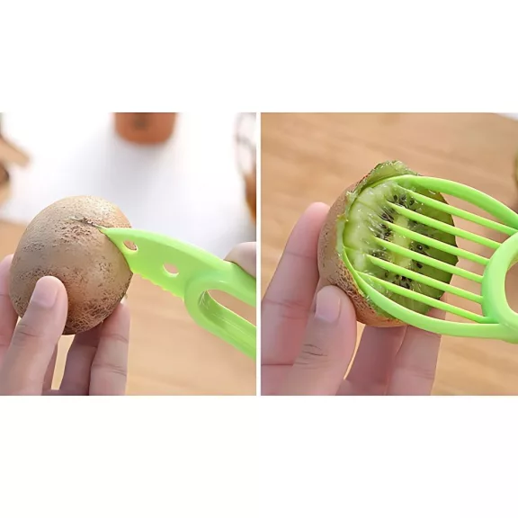 Avokádó, kiwi hámozó és szeletelő