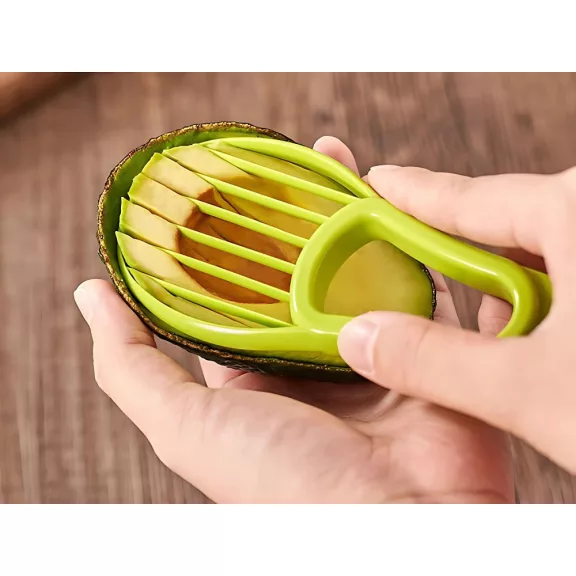 Avokádó, kiwi hámozó és szeletelő