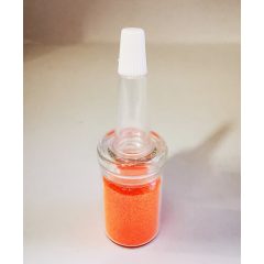 UV - NEON csillámpor csőrös üvegben - Narancs 7 ml