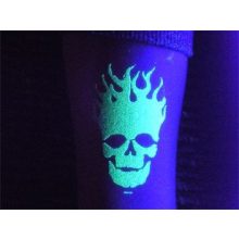 UV - NEON csillámpor csőrös üvegben - Narancs 7 ml