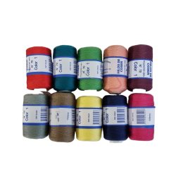 Színes varrócérna - gépi/kézi poliészter 5 db/cs